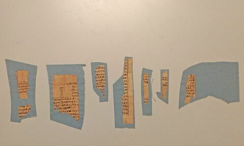 papyrus funéraire ; fragments