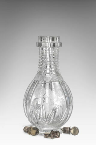 Carafe à trois compartiments et trois bouchons, image 2/3