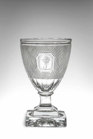 Verre à pied, d'un ensemble avec carafe, image 1/1