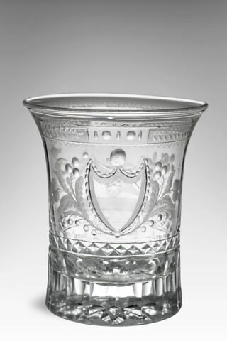 Gobelet à bord évasé, avec étui marron, image 1/1