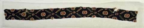 bande décorative d'habillement ; fragment, image 2/2