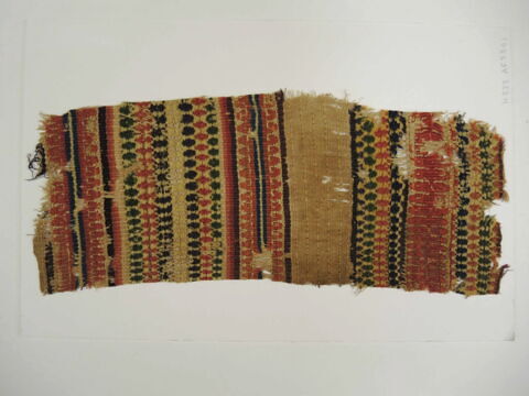 décor de textile ; fragment, image 2/2