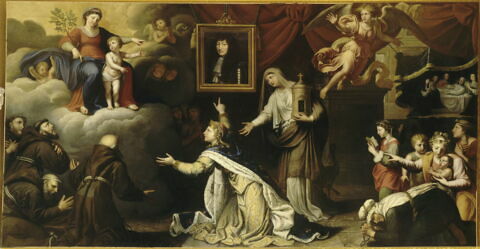 Ex voto pour la convalescence d'un prince français, image 1/1