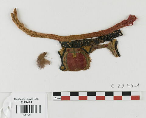 décor de textile ; fragments, image 1/1