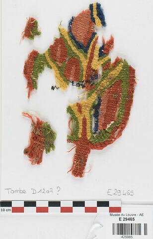décor de textile ; fragments