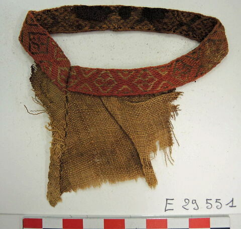 manche d'habit ; bande de poignet ; fragment, image 2/2