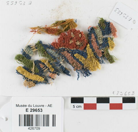 décor de textile ; fragments, image 1/2