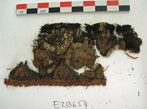 décor de textile ; fragment, image 2/2