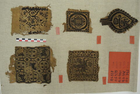 tabula ; décor de textile ; fragments, image 3/3