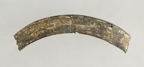 Elément à l’emblématique de Charles VI : fragment à décor de cosse de genêts
