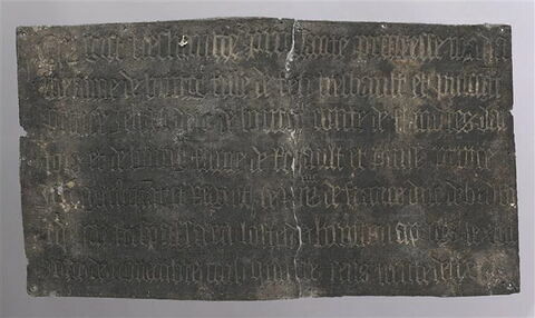 Inscription funéraire d'Anne de Bourgogne († 1432), fille de Jean sans Peur, duchesse de Bedford, image 1/2