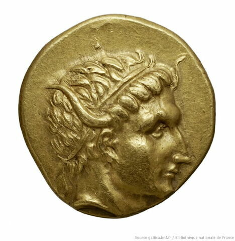 Tétradrachme d'or d'Antiochos Ier Sôter