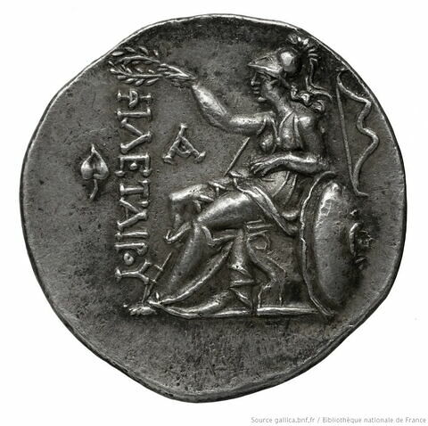 Tétradrachme d'argent d'Eumène Ier représentant Philétaïros, image 2/2