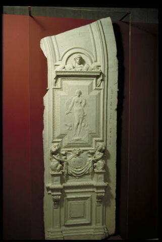 Deuxième esquisse du piédroit de l'escalier Mollien (Vénus), côté gauche, image 2/5