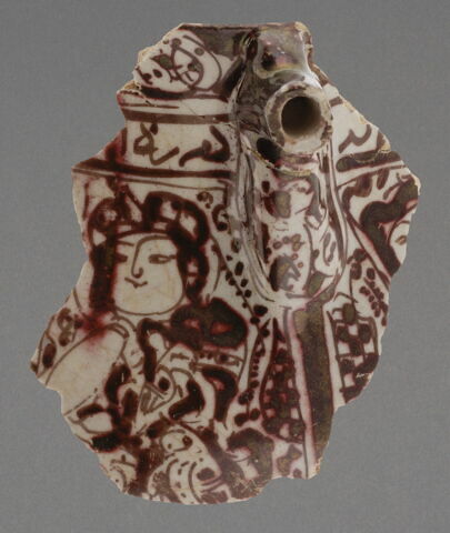 Fragment de verseuse aux personnages, image 1/1