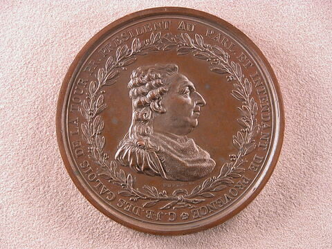 Médaille offerte à C. J-B des Galois de La Tour / Le Tiers-Etat de Provence à des Galois de La Tour