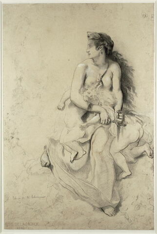 Médée furieuse, d'après Delacroix, image 1/1