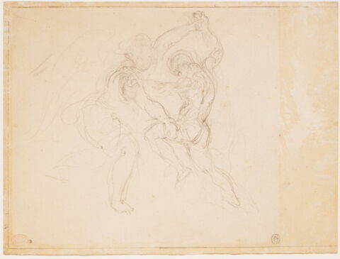 Étude pour la Lutte de Jacob avec l'Ange, image 1/1