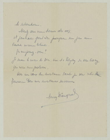 LAS Comtesse de Waresquiel à Charles Fegdal, 24 novembre 1940, image 4/4