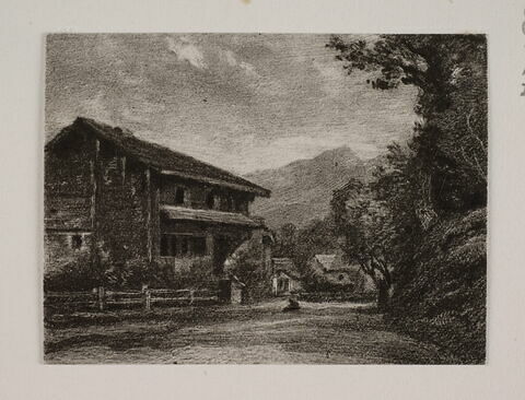 Album du "Voyage en Suisse". 1864, d'après Constant DUTILLEUX- Chalet