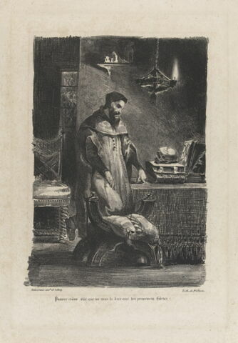 Faust dans son cabinet (5e état), image 1/1