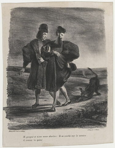 Faust, Wagner et le barbet (2e état), image 1/1