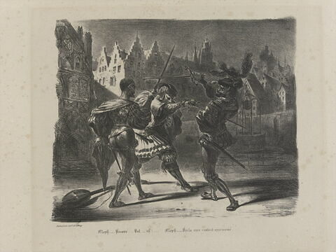 Duel de Faust et de Valentin (4e état), image 1/1