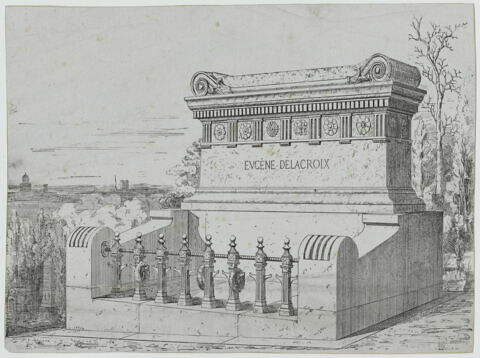 Tombeau de Delacroix au cimetière du Père Lachaise, image 1/1