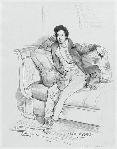Portrait d'Alexandre Dumas