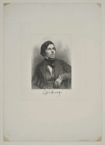 Portrait d'Eugène Delacroix (2e état), image 1/1