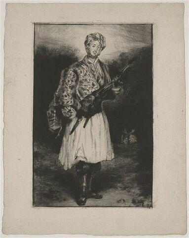 Portrait du comte Palatiano, d'après Delacroix