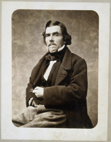 Portrait de Delacroix au monocle