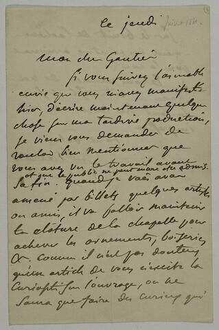 Lettre à Théophile Gautier, Ce 4 août 1861, image 3/4