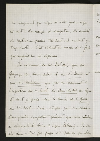 Lettre autographe de Philippe BURTY à Alfred ROBAUT, le 28 mars 1866, image 4/4