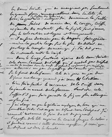 Lettre autographe signée de Delacroix destinée à Emile Lassalle, 17 avril 1856, image 1/4