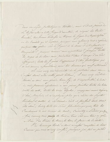 Lettre autographe signée à Eugène Delacroix, 6 mars 1828