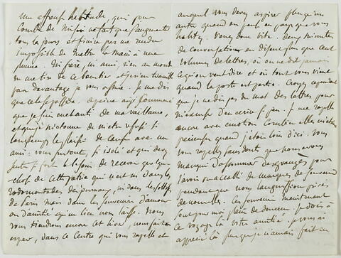 Lettre autographe signée Delacroix au comte de Mornay, 30 juillet 1838, image 3/4