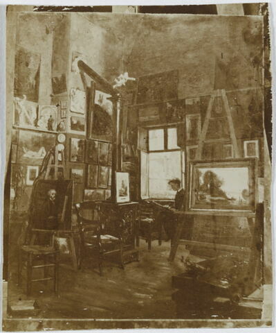 L'atelier de Constant Dutilleux, 69 rue Saint-Aubert à Arras, d'après un tableau de Charles Desavary, image 1/1