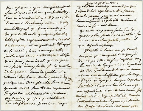 Lettre autographe signée Delacroix à Laurent Matheron, 10 décembre 1855, image 2/2