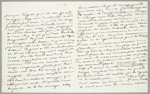 Lettre autographe signée George Sand à Delacroix, 11 octobre, image 4/4