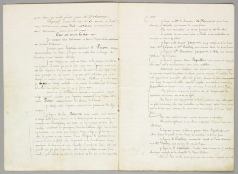 Manuscrit du testament d'Eugène Delacroix, le 3 août 1863