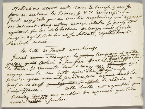 Note autographe de Delacroix pour figurer au recto de l'invitation pour l'inauguration de la chapelle des Saints-Anges du 31 juillet au 3 août [1861], image 2/2