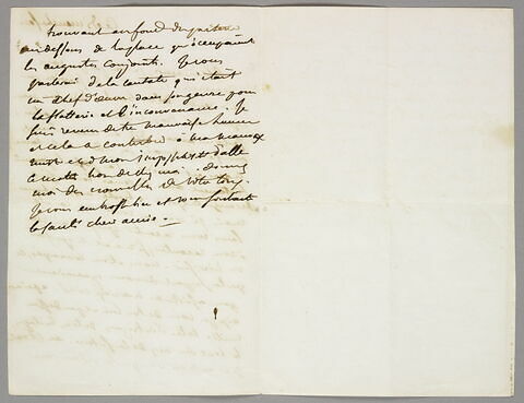 Lettre autographe signée Eugène Delacroix à Joséphine de Forget, ce dimanche soir [30 janvier 1853], image 1/2