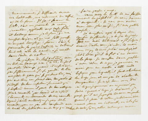 Lettre autographe signée Eugène Delacroix destinée à Pierre-Antoine Berryer, Plombières, ce 23 juillet 1858, image 4/4