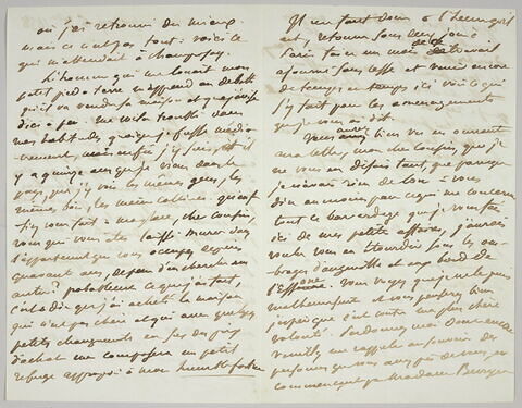 Lettre autographe signée Eugène Delacroix à Pierre-Antoine Berryer, 6 septembre 1858, image 1/4