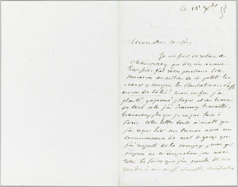 Lettre autographe signée Eugène Delacroix à Pierre-Antoine Berryer, 16 décembre [1858], image 2/2