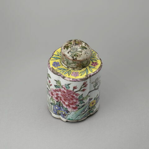 Boîte à thé en porcelaine chinoise ayant appartenu à Delacroix, image 3/4