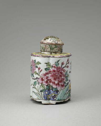 Boîte à thé en porcelaine chinoise ayant appartenu à Delacroix, image 1/4