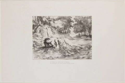 Acte 4, Scène 7 : La mort d'Ophélie, image 1/1