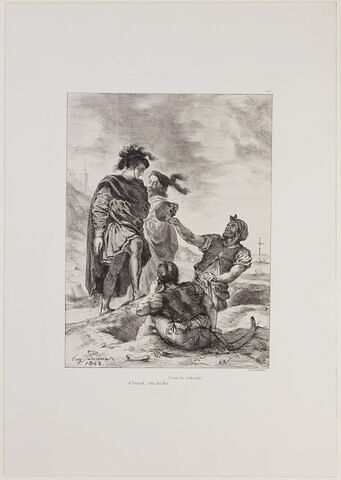 Acte 5, Scène 1 : Hamlet et Horatio devant les fossoyeurs, image 1/1